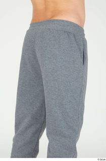 Simeon buttock dressed grey joggers sports thigh 0004.jpg